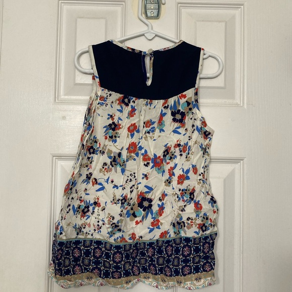 monteau girl Floral Paisley Tank Top Size 8 - Picture 2 of 5